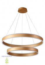 Люстра Crystal Lux MUCHOS SP123W LED D600+800 GOLD