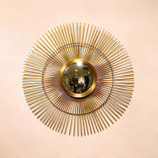Зеркала Cloyd AHAU Mirror / Ø46 см - латунь (арт.50155)