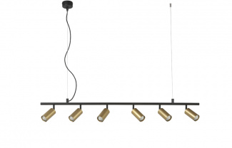 Светильник потолочный Crystal Lux CLT 015C6 L1200 BL-GO