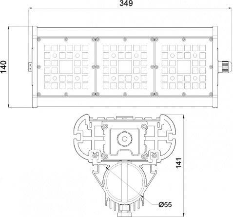 Уличный консольный светильник Галеон 31 CB-C0328041 фото 2