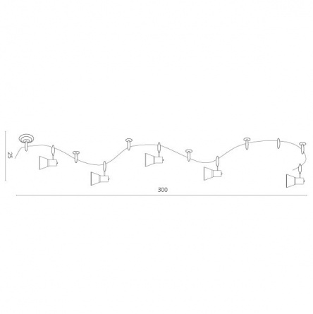 Трековая система в сборе Rail Kits A3057PL-6WH фото 2