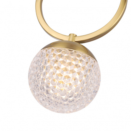 Светильник подвесной Crystal Lux CAROLINA SP1 V1 BRASS фото 3