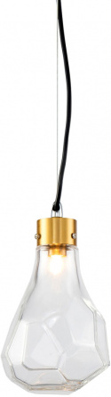 Подвесной светильник KR1197 KR1197P-1 brass/clear фото 1
