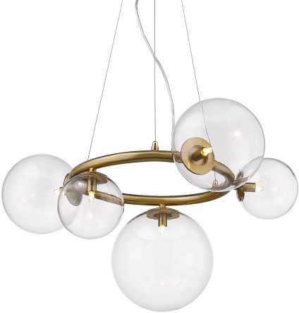 Подвесная люстра Puppet P68092-5 brass фото 1