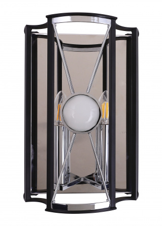 Бра Crystal Lux TANDEM AP2 CHROME фото 1