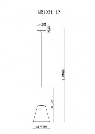 Подвесной светильник Stiven MR1031-1P фото 2