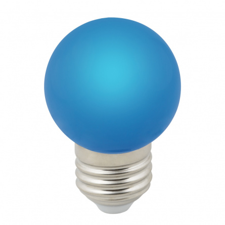 Лампочка светодиодная  LED-G45-1W/BLUE/E27/FR/С фото 1