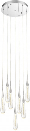 Подвесной светильник Pour P98036-7 silver фото 1