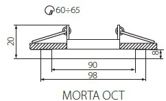 Точечный светильник MORTA 26715 фото 3