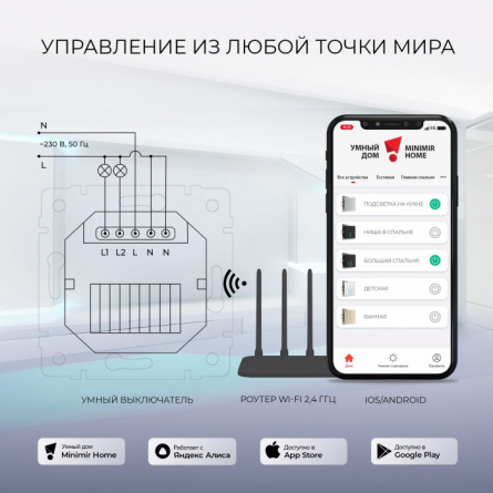 Выключатель Встраиваемые механизмы черные W4520608 фото 3
