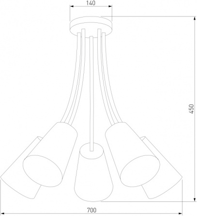Потолочная люстра Wire 1712 Wire Kids фото 2