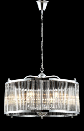 Люстра Crystal Lux TADEO SP6 D600 CHROME/TRANSPARENTE фото 4