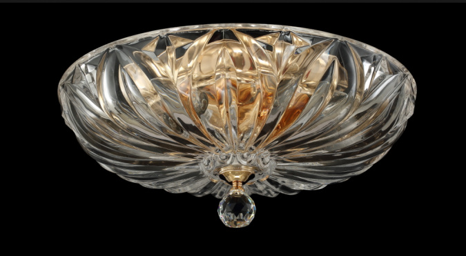 Светильник потолочный Crystal Lux DENIS D400 GOLD фото 3