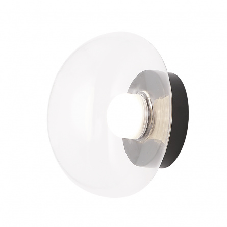 Бра Crystal Lux BOSQUE AP1 BLACK/TRANSPARENT фото 1
