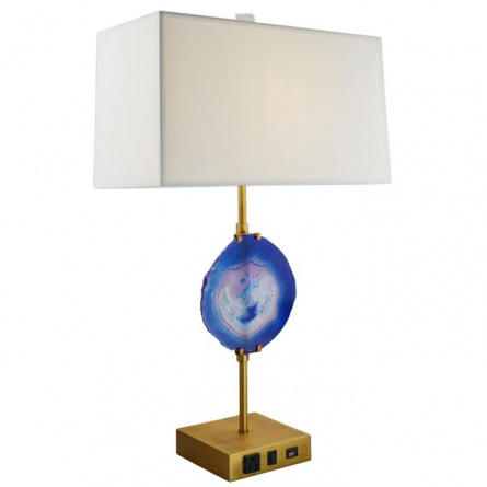 Настольная лампа Blue Agate Table Lamp фото 1