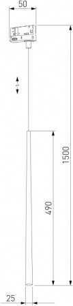 Трековый светильник Piano 6028 Piano Black фото 2