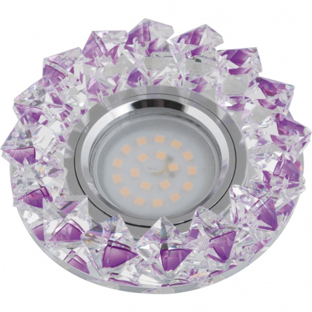 Точечный светильник Peonia DLS-P117 GU5.3 CHROME/PURPLE фото 1