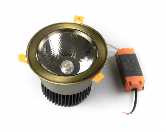 Светильник точечный L8809COB-30W-Bronze фото 1