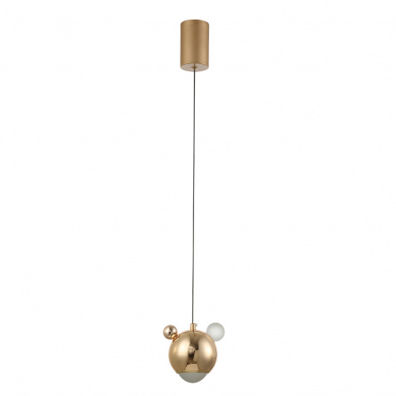 Светильник подвесной Crystal Lux AMIGO SP LED GOLD фото 3