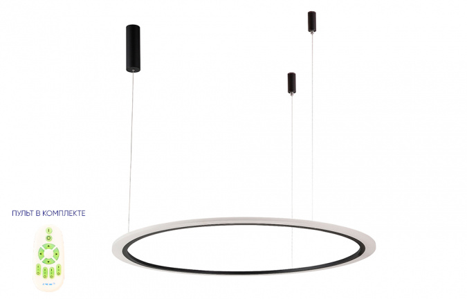 Люстра Crystal Lux MANZANA SP40W LED BLACK фото 4