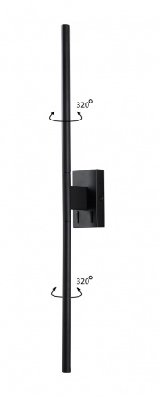 Бра Crystal Lux LARGO AP12W BLACK фото 1
