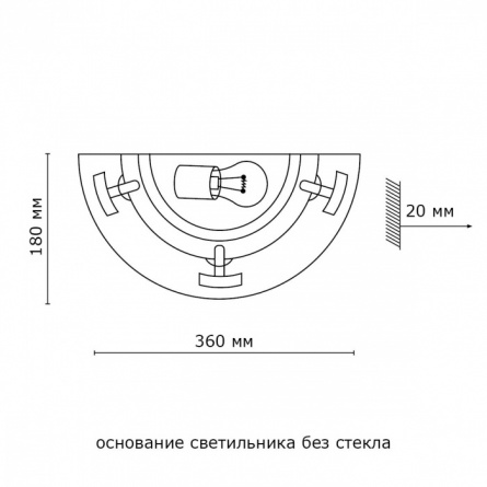 Настенный светильник Greca Wood 060 фото 2