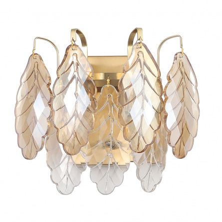 Бра Crystal Lux TREVI AP2 BRASS фото 2