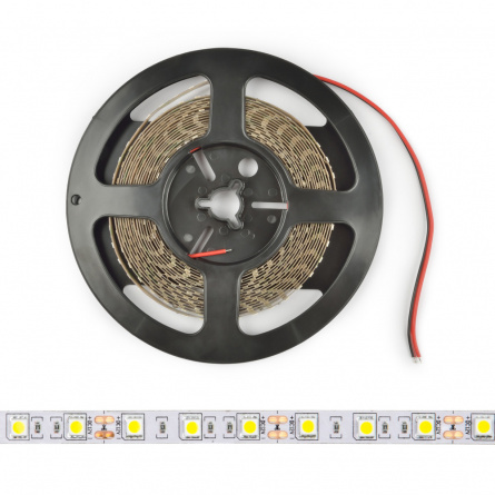 Светодиодная лента  ULS-M22-5050-30LED/m-10mm-IP20-DC12V-7,2W/m-5M-RGB PROFI катушка в герметичной упаковке фото 1