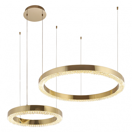 Люстра Crystal Lux SATURN SP90W LED GOLD фото 1