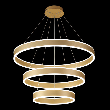 Люстра Crystal Lux MUCHOS SP123W LED D600+800 GOLD фото 9