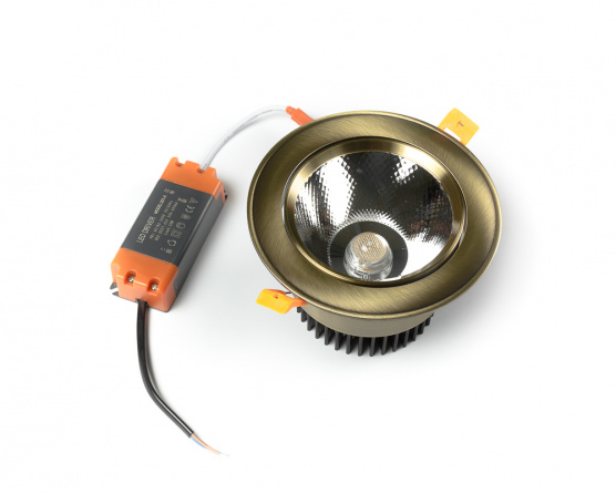 Светильник точечный L8809COB-20W-Bronze фото 1