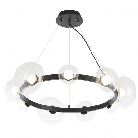 Бра Crystal Lux BOSQUE AP1 BLACK/TRANSPARENT фото 15