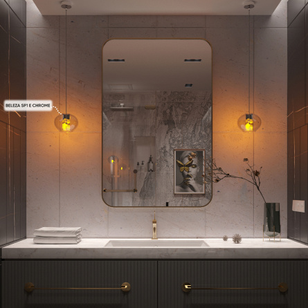 Светильник подвесной Crystal Lux BELEZA SP1 E CHROME фото 5